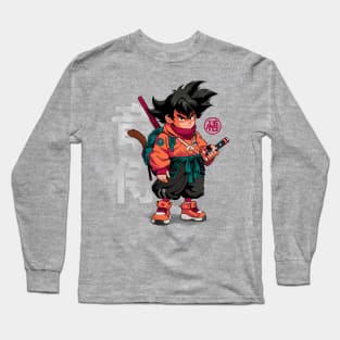 Samurai Dragon Long Sleeve T-Shirt